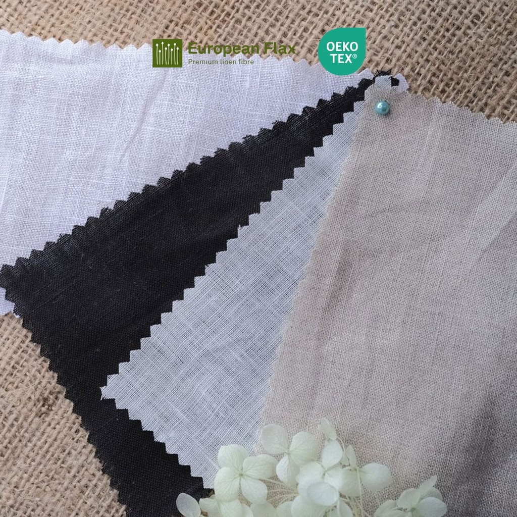 【IENA】FrenchLinen JK IENA】FrenchLinen JK Designer French Blue Grey MCM Mid