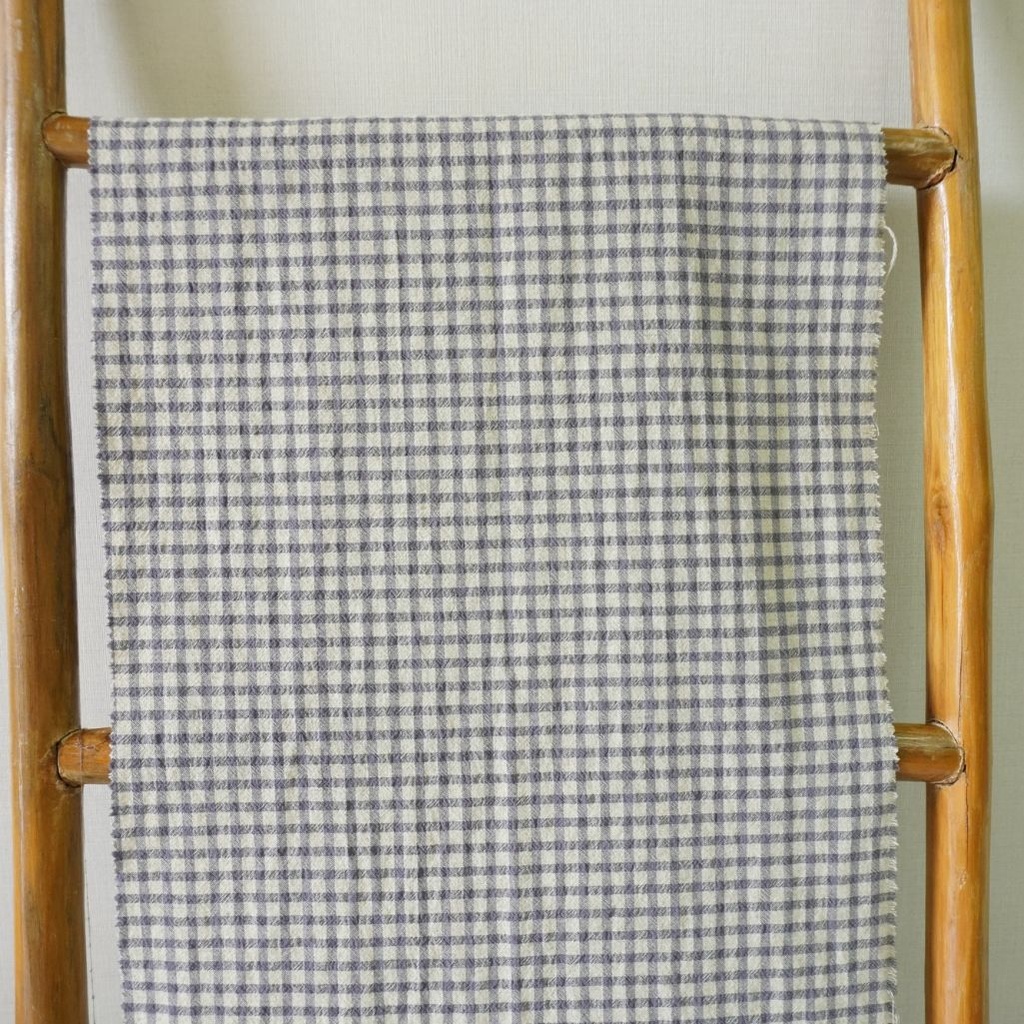 Vintage Checked Linen Cotton- 230928-T2602