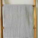 Vintage Checked Linen Cotton- 230928-T2602