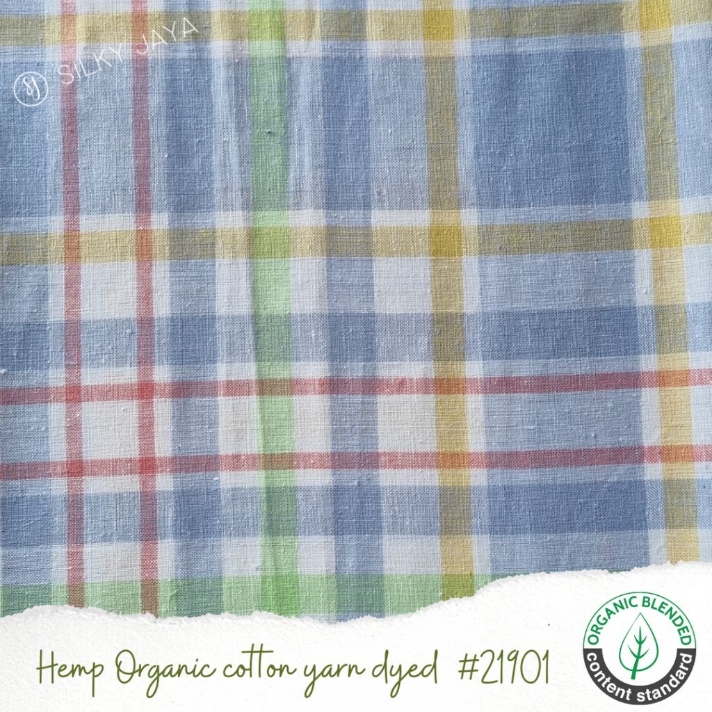 Hemp Organic Cotton Yarn Dyed