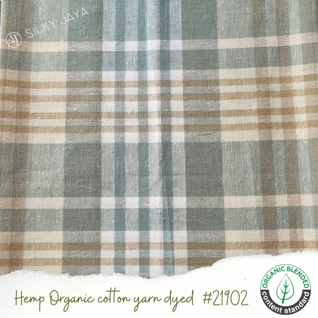 Hemp Organic Cotton Yarn Dyed