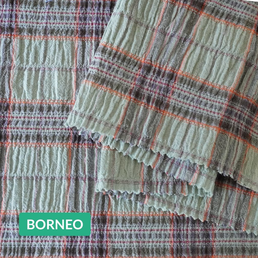 Cotton Crinkle Plaid [96828]