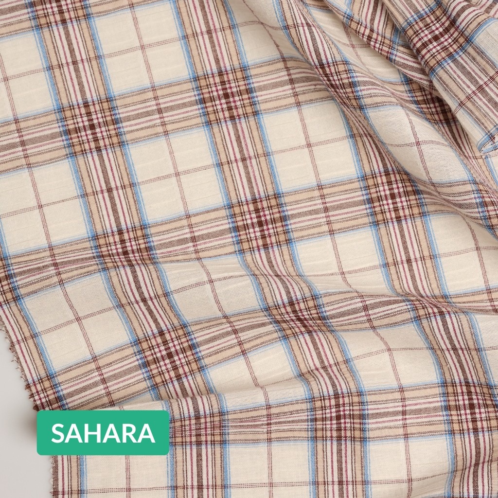 Cotton Crinkle Plaid [96828]
