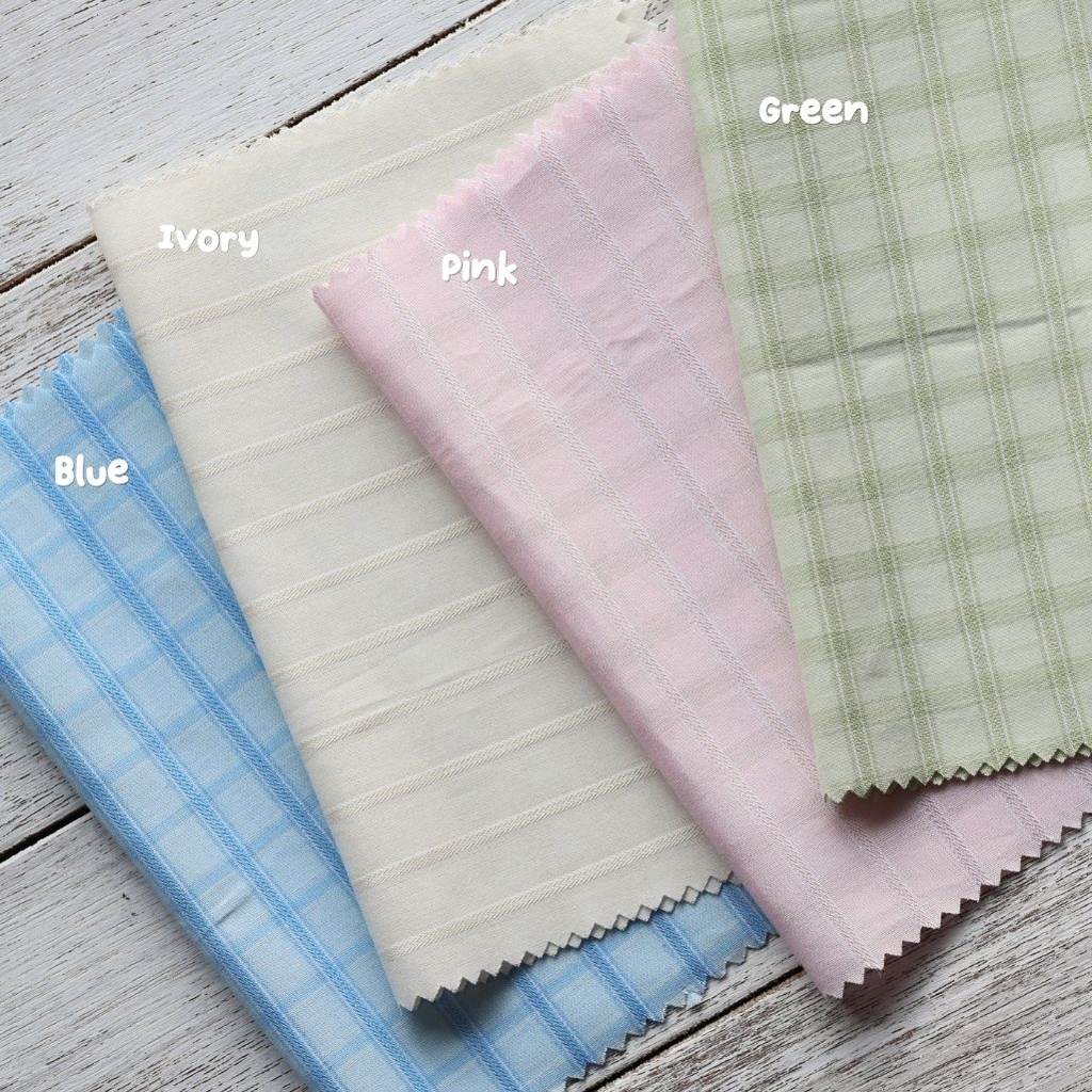 Cotton Rayon Dobby Check #8903