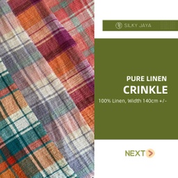 Pure Linen Crinkle Yarn Dyed [BD210502]