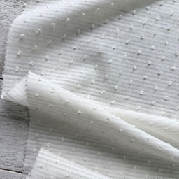 [YY-0223-3] Cotton Swiss dot Kringkel Stripe Zea